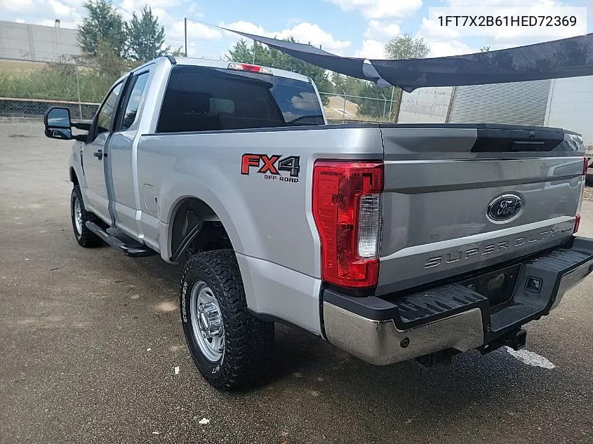 2017 Ford F250 Super Duty VIN: 1FT7X2B61HED72369 Lot: 40527722