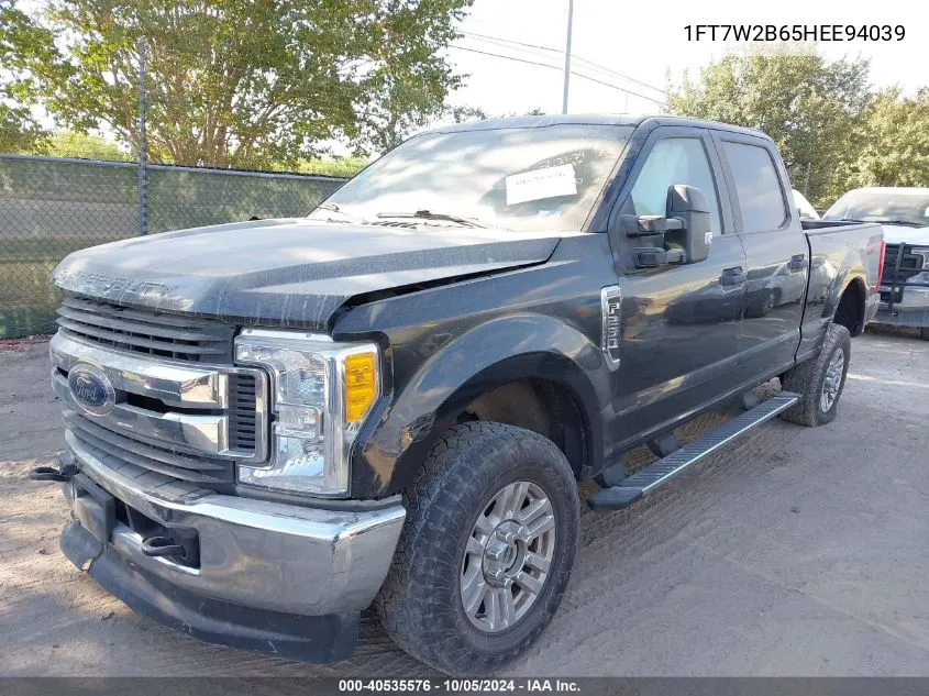 2017 Ford F-250 Xl VIN: 1FT7W2B65HEE94039 Lot: 40535576