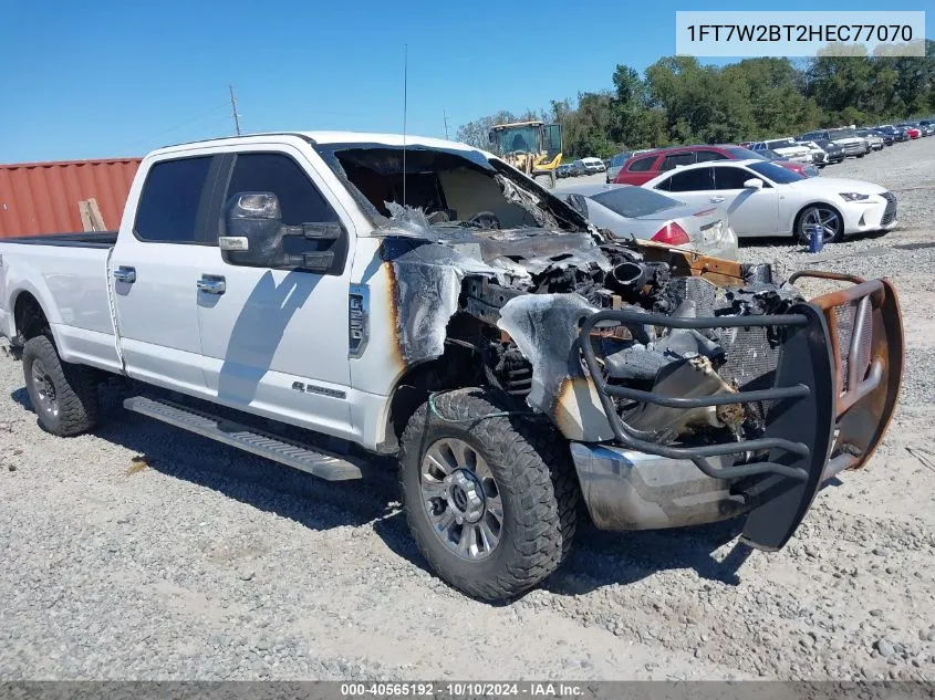 2017 Ford F-250 Xl VIN: 1FT7W2BT2HEC77070 Lot: 40565192