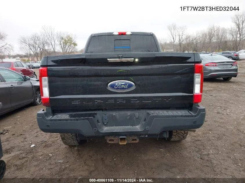 2017 Ford F-250 Lariat VIN: 1FT7W2BT3HED32044 Lot: 40861109