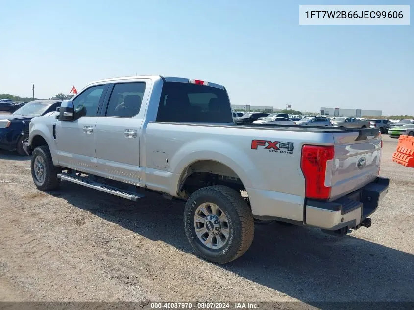 2018 Ford F-250 Xlt VIN: 1FT7W2B66JEC99606 Lot: 40037970