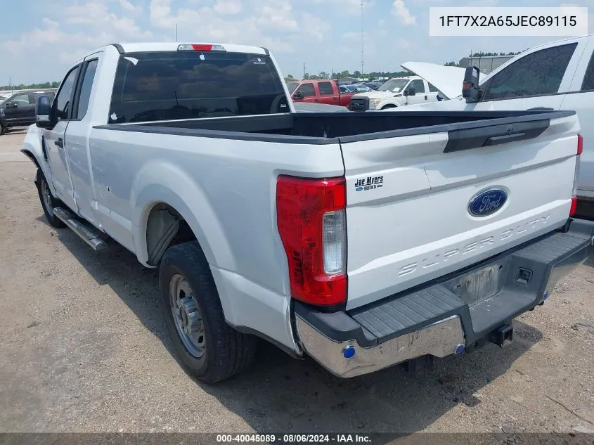 1FT7X2A65JEC89115 2018 Ford F-250 Xl