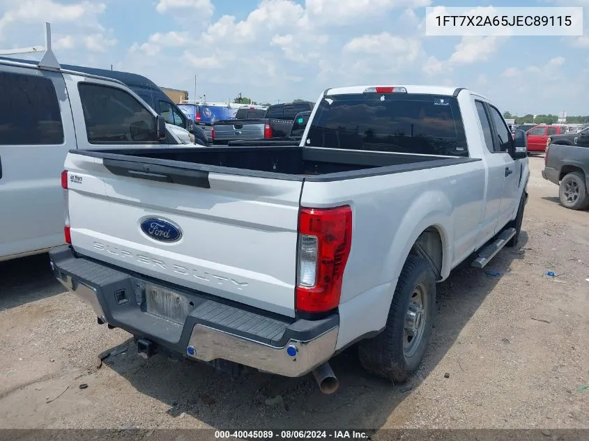 1FT7X2A65JEC89115 2018 Ford F-250 Xl