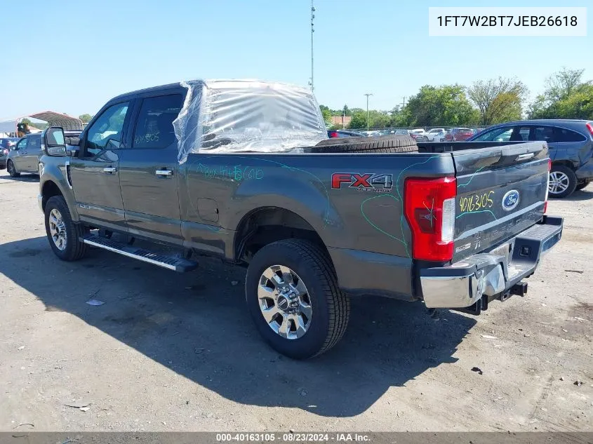 1FT7W2BT7JEB26618 2018 Ford F-250 Lariat