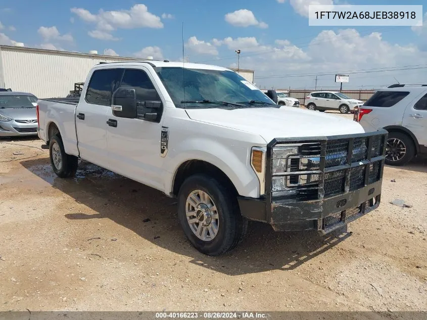 2018 Ford F-250 Xlt VIN: 1FT7W2A68JEB38918 Lot: 40166223