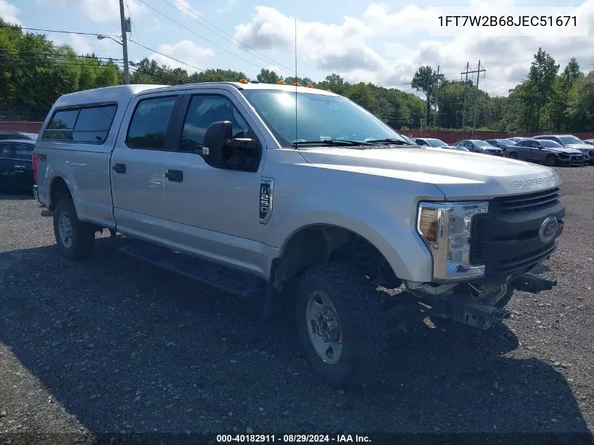 1FT7W2B68JEC51671 2018 Ford F-250 Xl