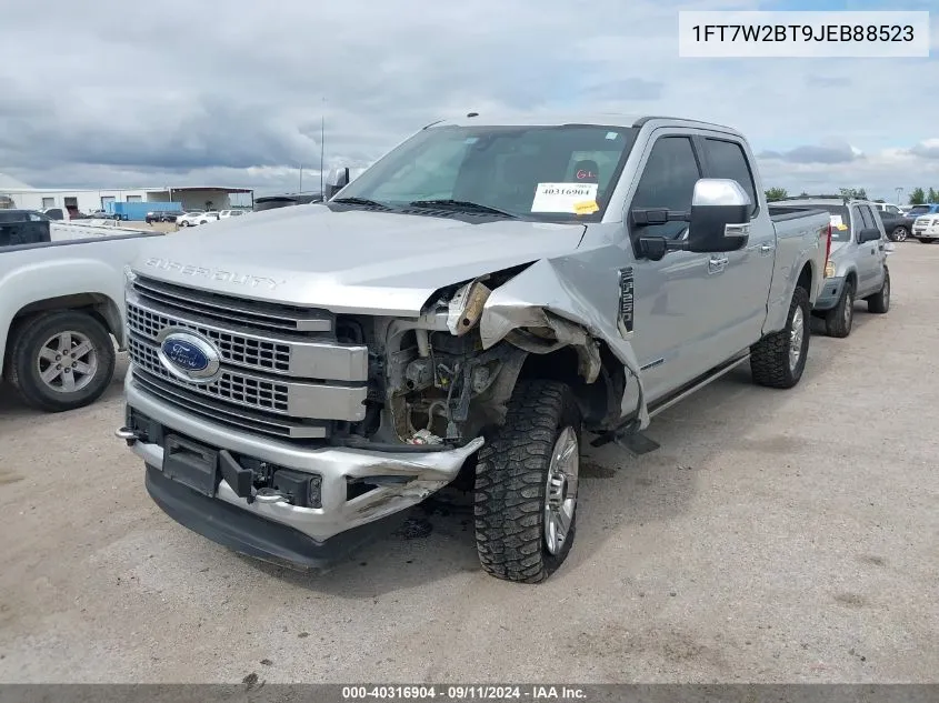 1FT7W2BT9JEB88523 2018 Ford F250 Super Duty