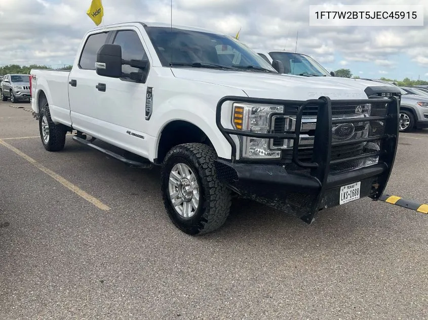 2018 Ford F-250 Xl VIN: 1FT7W2BT5JEC45915 Lot: 40356952