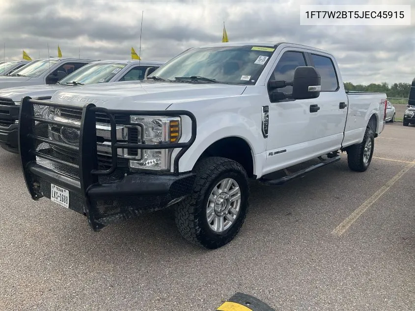 2018 Ford F-250 Xl VIN: 1FT7W2BT5JEC45915 Lot: 40356952