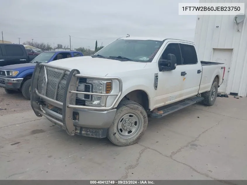 2018 Ford F-250 Xlt VIN: 1FT7W2B60JEB23750 Lot: 40412749