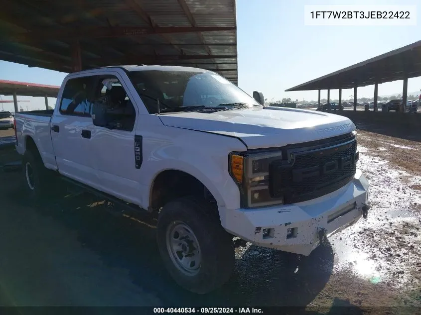 1FT7W2BT3JEB22422 2018 Ford F-250 Xlt