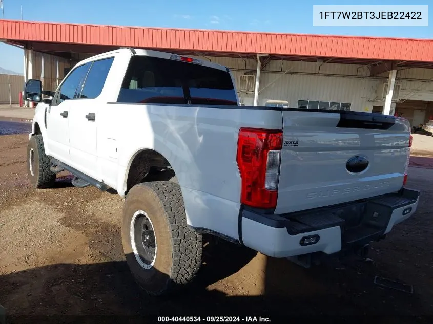 1FT7W2BT3JEB22422 2018 Ford F-250 Xlt