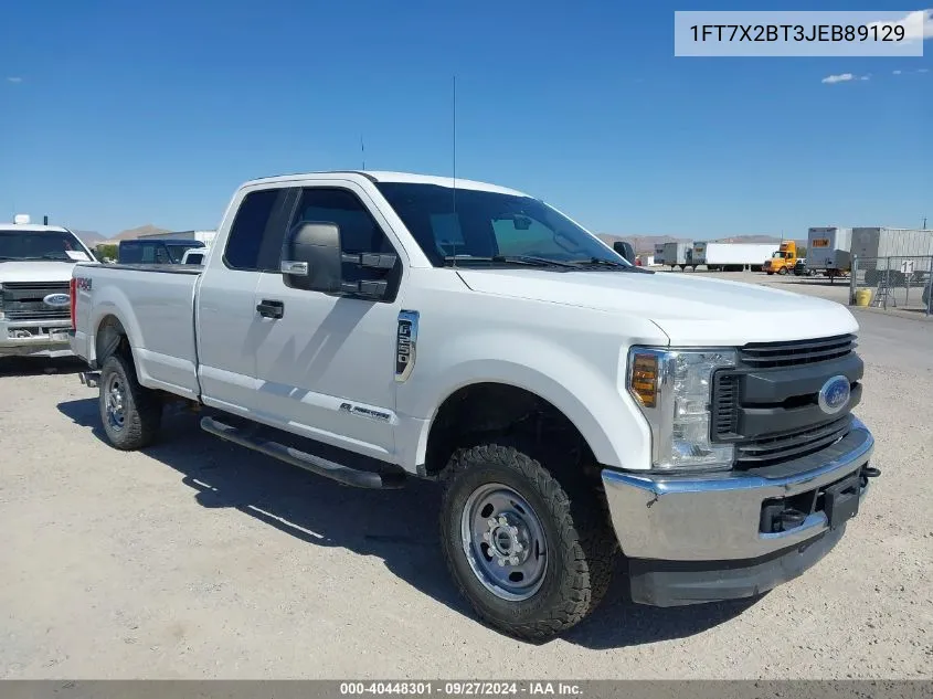 2018 Ford F-250 Xl VIN: 1FT7X2BT3JEB89129 Lot: 40448301