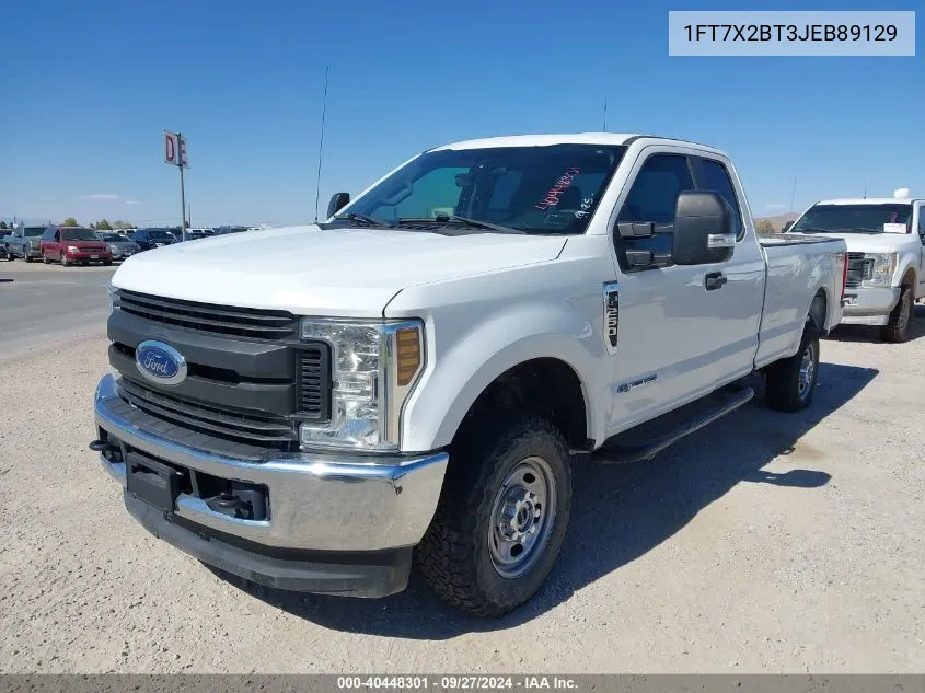 2018 Ford F-250 Xl VIN: 1FT7X2BT3JEB89129 Lot: 40448301