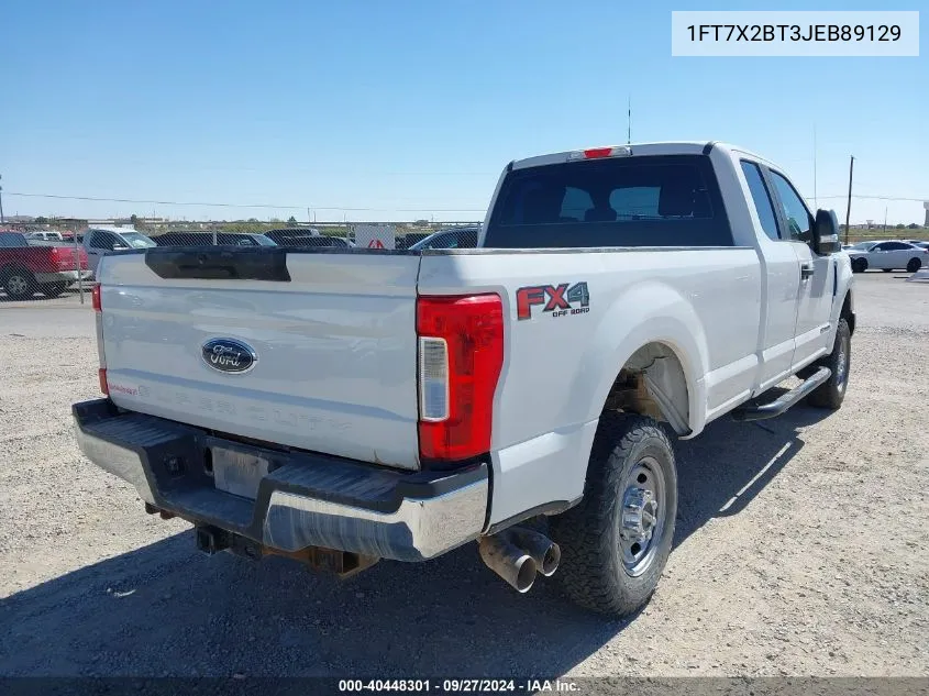 2018 Ford F-250 Xl VIN: 1FT7X2BT3JEB89129 Lot: 40448301