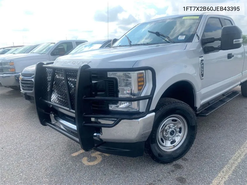 2018 Ford F-250 Xl VIN: 1FT7X2B60JEB43395 Lot: 40461300