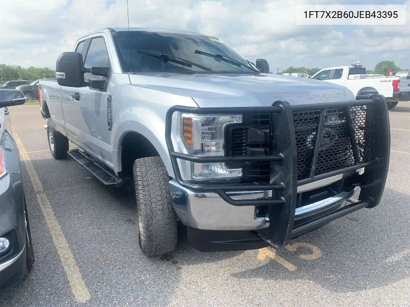 2018 Ford F-250 Xl VIN: 1FT7X2B60JEB43395 Lot: 40461300