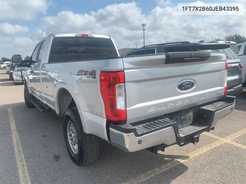 2018 Ford F-250 Xl VIN: 1FT7X2B60JEB43395 Lot: 40461300