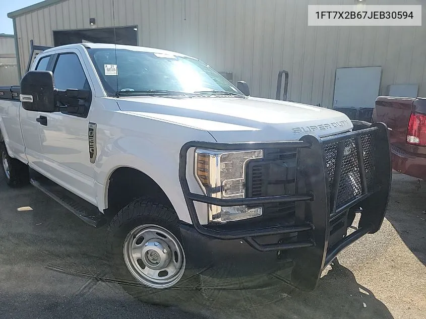 2018 Ford F-250 Xl VIN: 1FT7X2B67JEB30594 Lot: 40613908