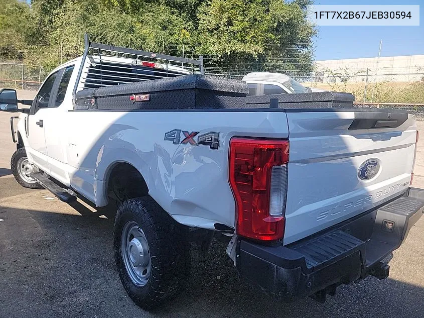 2018 Ford F-250 Xl VIN: 1FT7X2B67JEB30594 Lot: 40613908