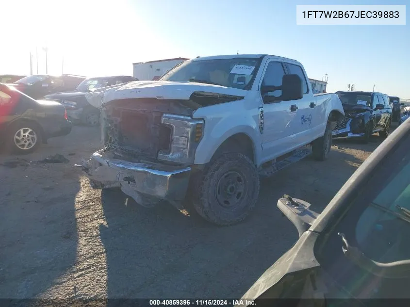 2018 Ford F-250 Xl VIN: 1FT7W2B67JEC39883 Lot: 40859396