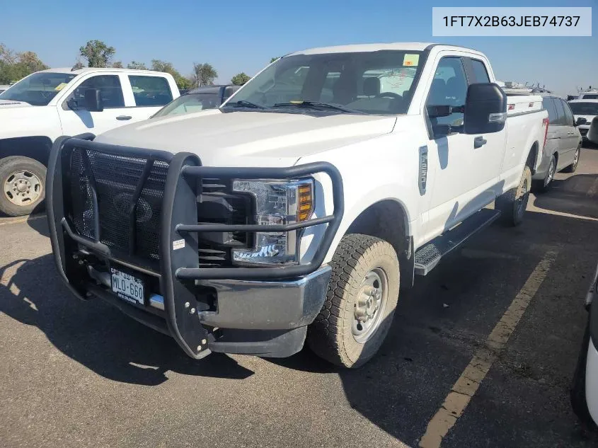 2018 Ford F-250 Xl VIN: 1FT7X2B63JEB74737 Lot: 40890085