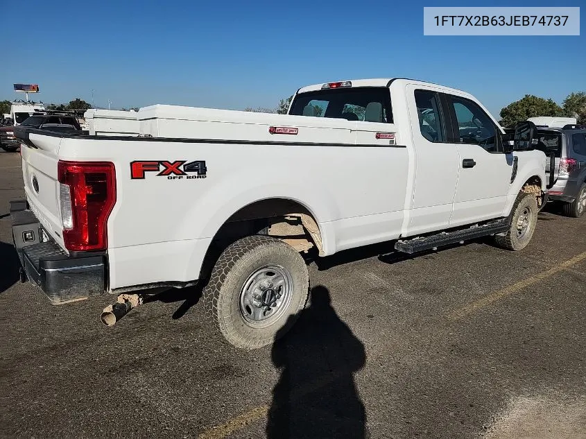 2018 Ford F-250 Xl VIN: 1FT7X2B63JEB74737 Lot: 40890085