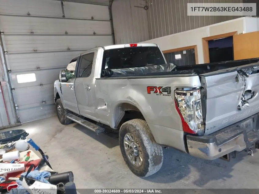 1FT7W2B63KEG43488 2019 Ford F-250 Xlt