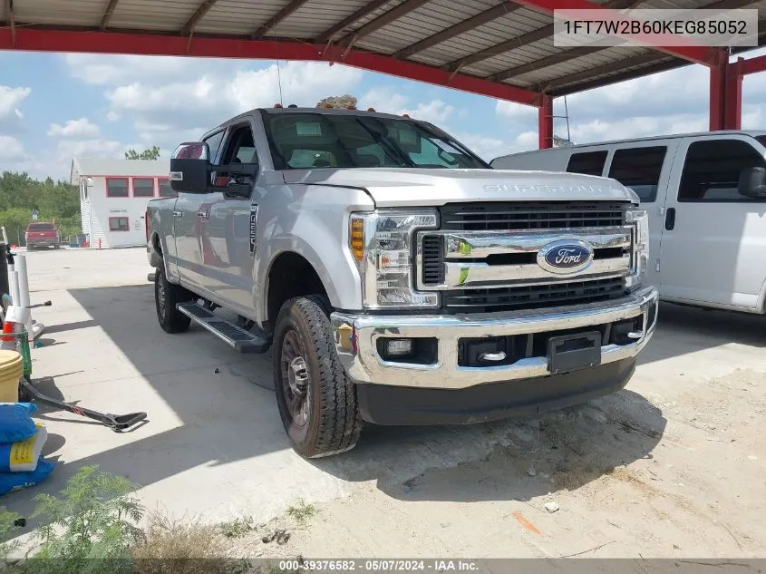 2019 Ford F-250 Xlt VIN: 1FT7W2B60KEG85052 Lot: 39376582