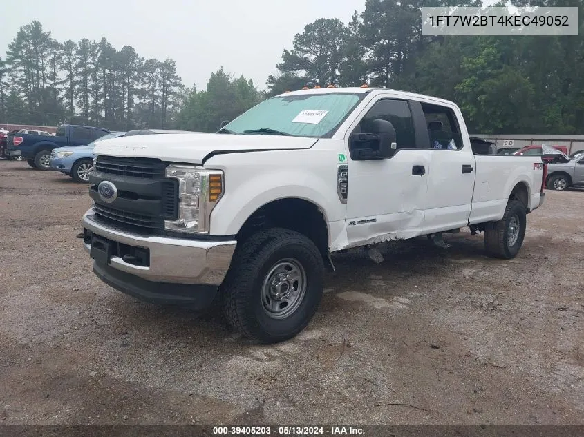 2019 Ford F-250 Xl VIN: 1FT7W2BT4KEC49052 Lot: 39405203