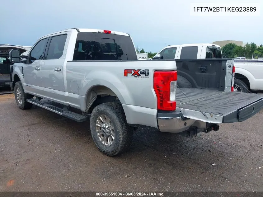 2019 Ford F-250 Xlt VIN: 1FT7W2BT1KEG23889 Lot: 39551504