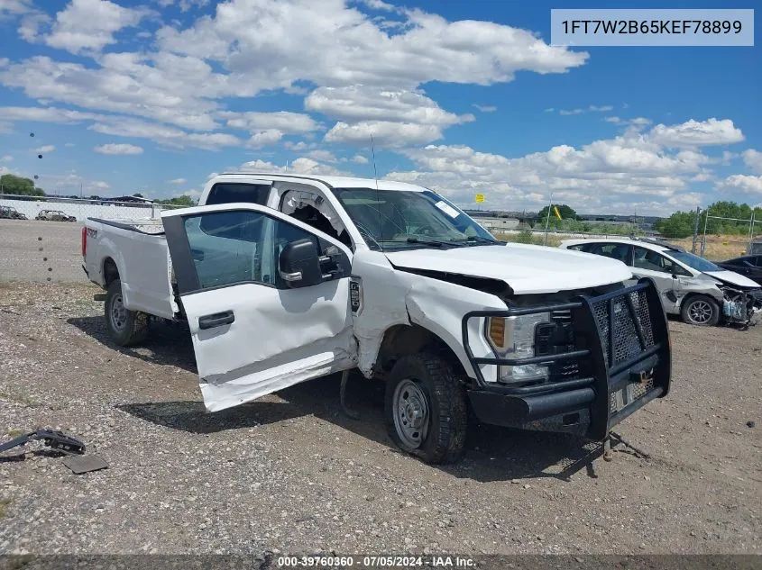 2019 Ford F-250 Xl VIN: 1FT7W2B65KEF78899 Lot: 39760360