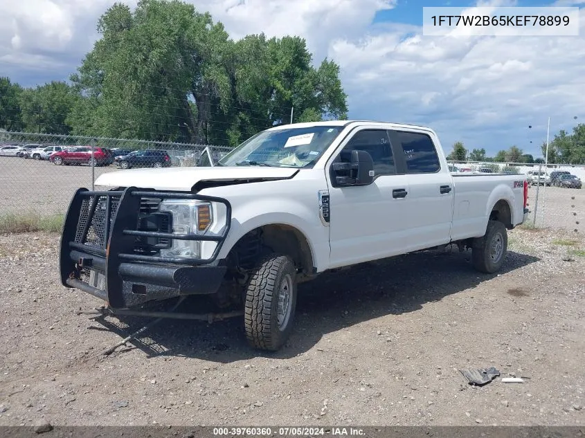 2019 Ford F-250 Xl VIN: 1FT7W2B65KEF78899 Lot: 39760360