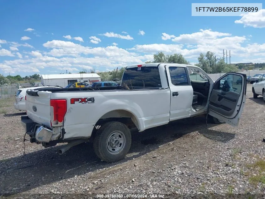 2019 Ford F-250 Xl VIN: 1FT7W2B65KEF78899 Lot: 39760360