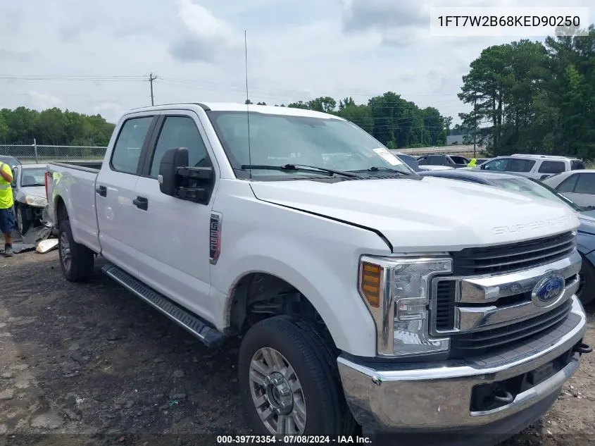 2019 Ford F-250 Xl VIN: 1FT7W2B68KED90250 Lot: 39773354