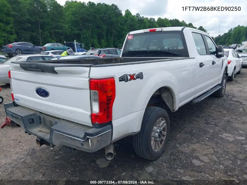 1FT7W2B68KED90250 2019 Ford F-250 Xl