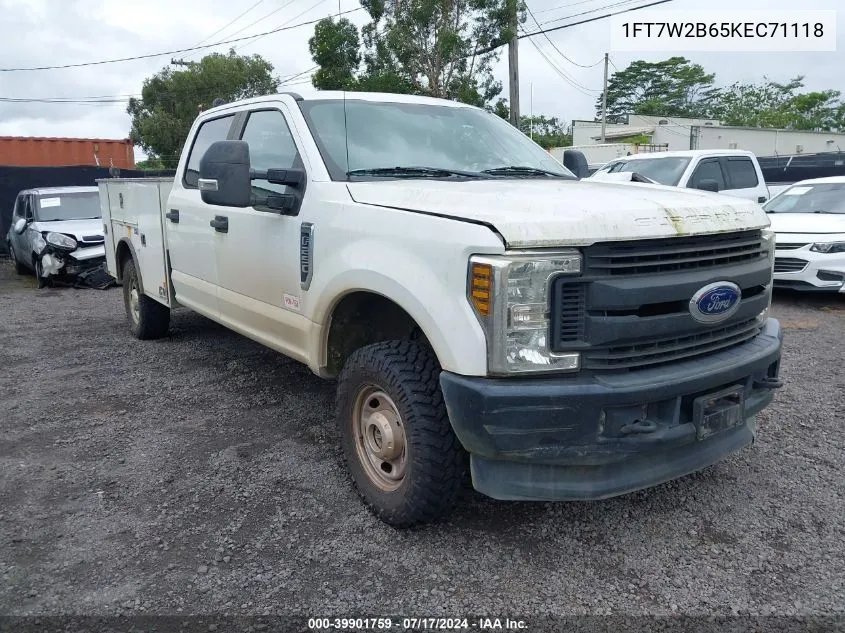 2019 Ford F-250 Xl VIN: 1FT7W2B65KEC71118 Lot: 39901759