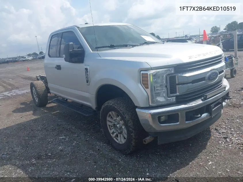 2019 Ford F-250 Xlt VIN: 1FT7X2B64KED10519 Lot: 39942980