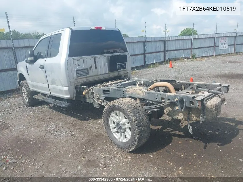 1FT7X2B64KED10519 2019 Ford F-250 Xlt