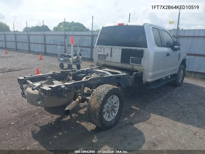 1FT7X2B64KED10519 2019 Ford F-250 Xlt