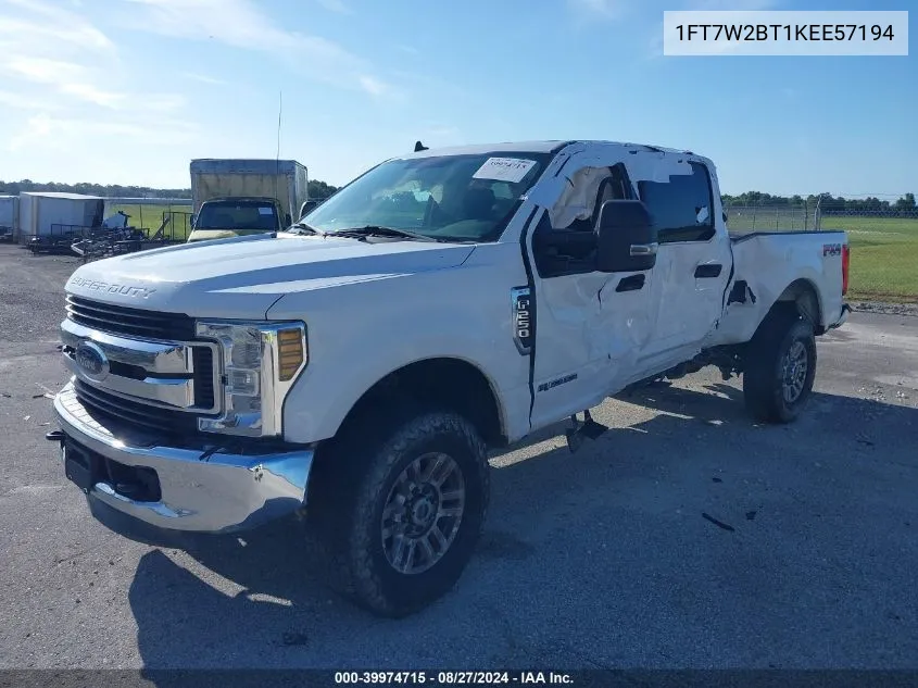 1FT7W2BT1KEE57194 2019 Ford F-250 Xlt