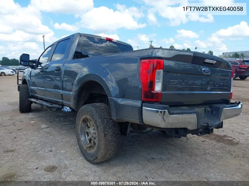 1FT7W2BTXKEG40058 2019 Ford F-250 Xl