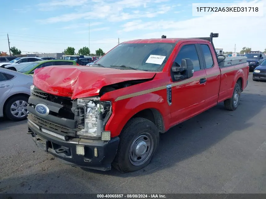 1FT7X2A63KED31718 2019 Ford F250 Super Duty