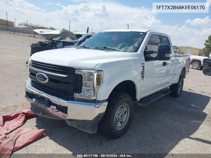 2019 Ford F-250 Xl VIN: 1FT7X2B68KEE06170 Lot: 40117196