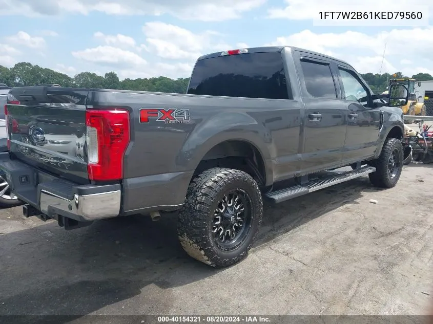 1FT7W2B61KED79560 2019 Ford F-250 Xlt