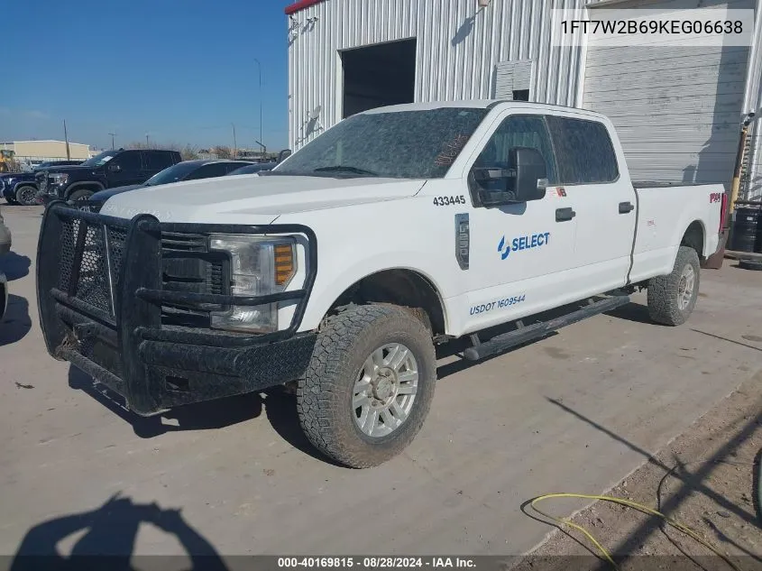 2019 Ford F-250 Xl VIN: 1FT7W2B69KEG06638 Lot: 40630781