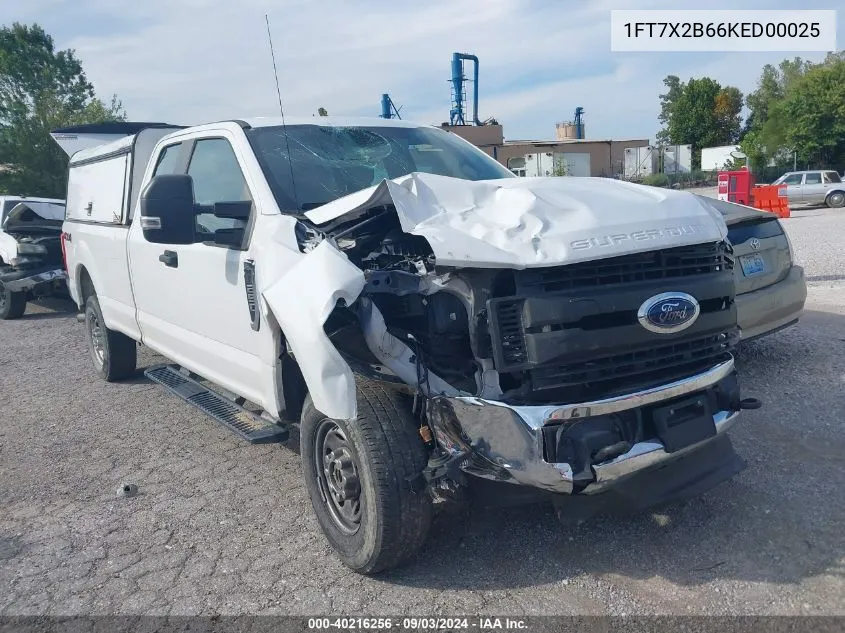 1FT7X2B66KED00025 2019 Ford F-250 Xl