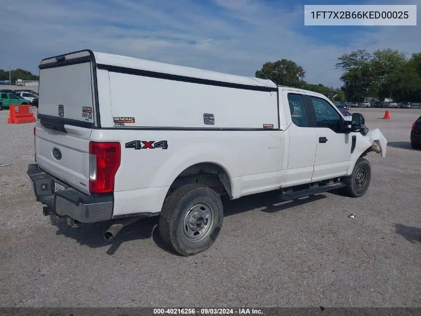 1FT7X2B66KED00025 2019 Ford F-250 Xl