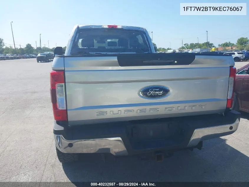 2019 Ford F-250 Lariat VIN: 1FT7W2BT9KEC76067 Lot: 40232557