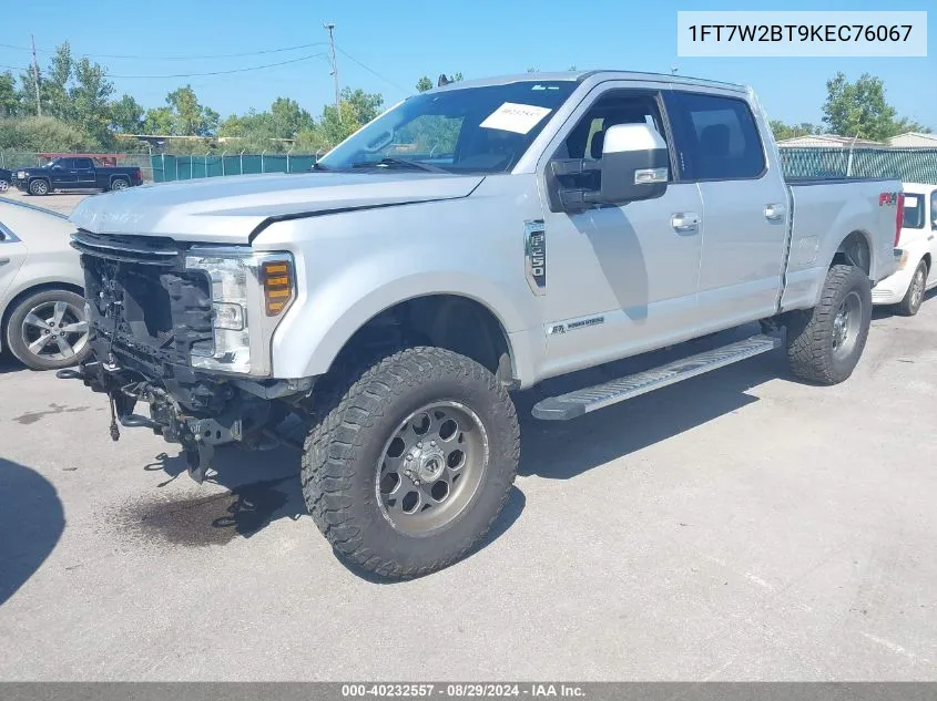 1FT7W2BT9KEC76067 2019 Ford F-250 Lariat